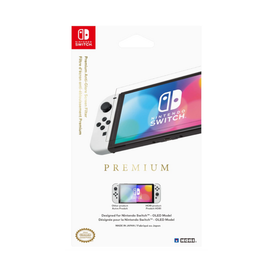 Hori Premium Anti-Glare Screen Filter for Nintendo Switch OLED