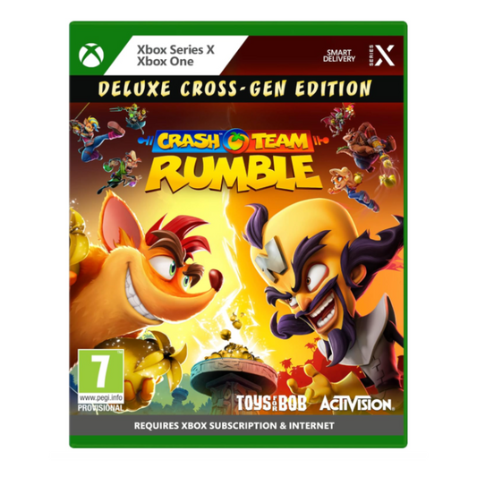 Crash team rumble deluxe cross-gen edition video game for Xbox series X/Xbox One