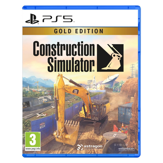 Construction simulator Gold edition video game for Playstation 5