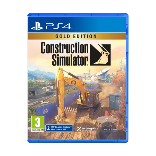 Construction simulator Gold edition video game for Playstation 4