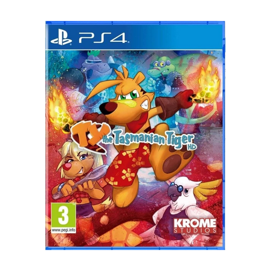 TY the tasmanian tiger HD video Game for Playstation 4