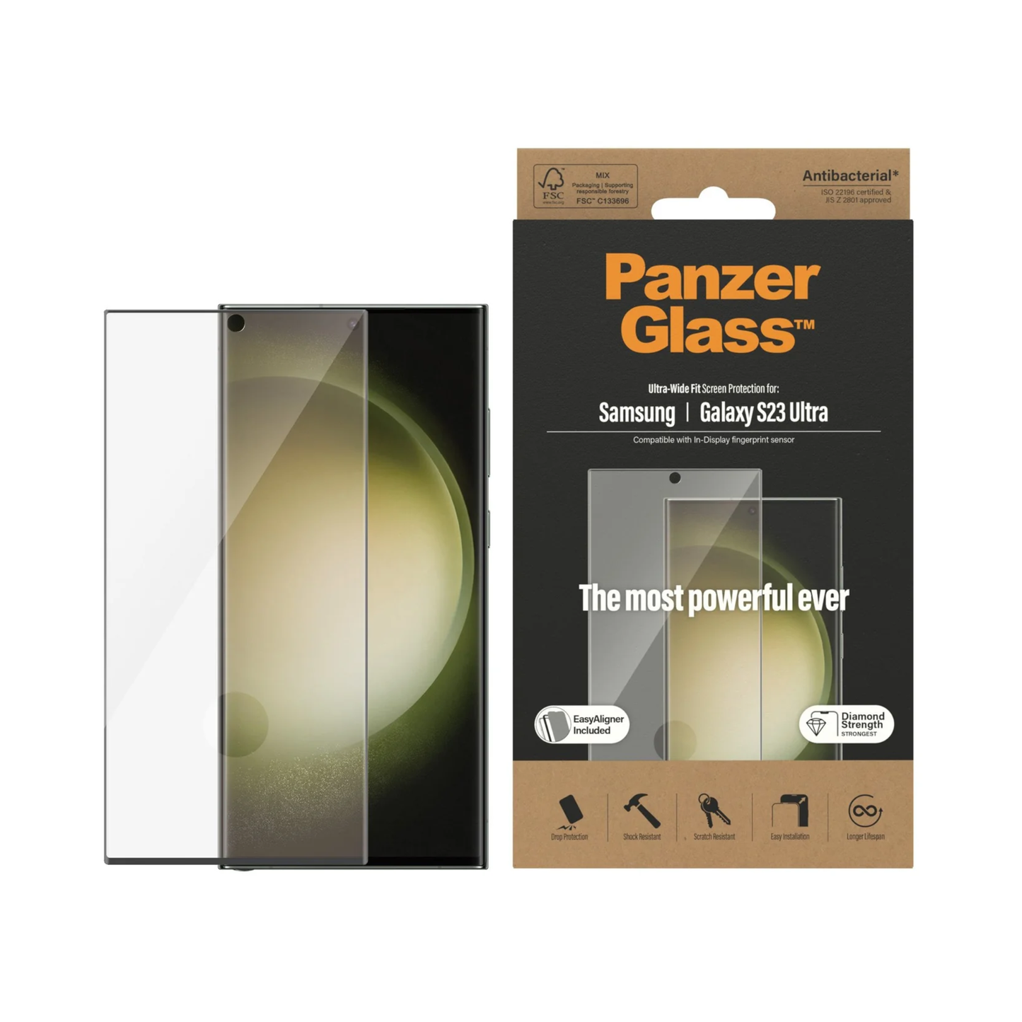 Screen Protector for samsung Galaxy S23 ultra Panzerglass