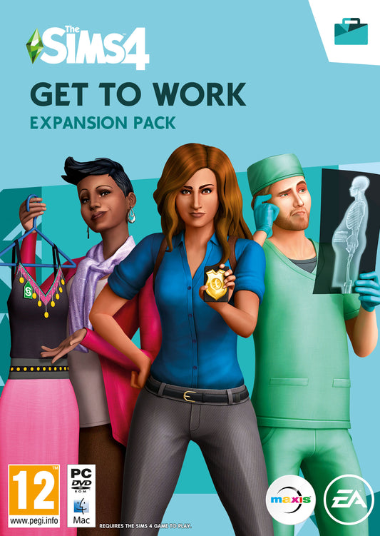 The Sims 4 Get To Work Exapnsion Pack for PC/Mac