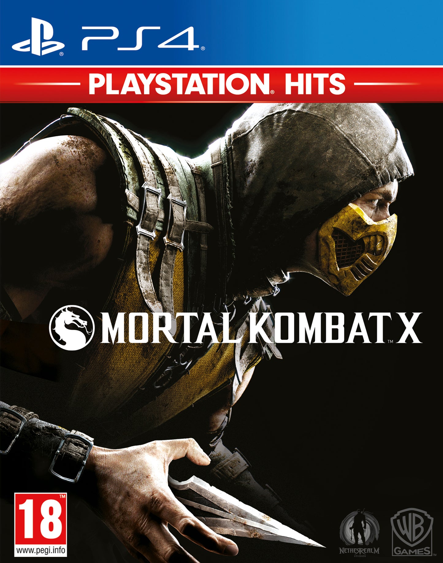 Playstation hits edition Mortal Kombat X video game for playstation 4
