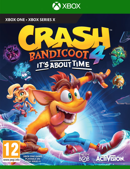Crash Bandicoot 4: It's About Time Video Game Xbox Series X / Xbox One Game