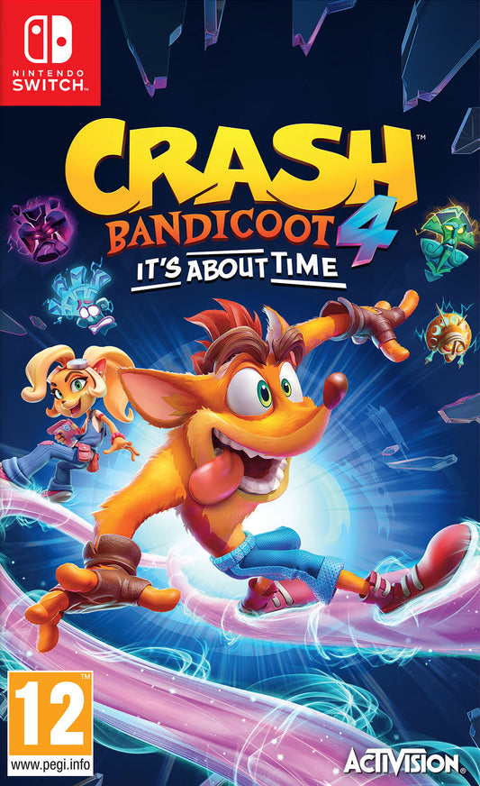 Crash Bandicoot 4 Its about time video game for Nintendo Switch