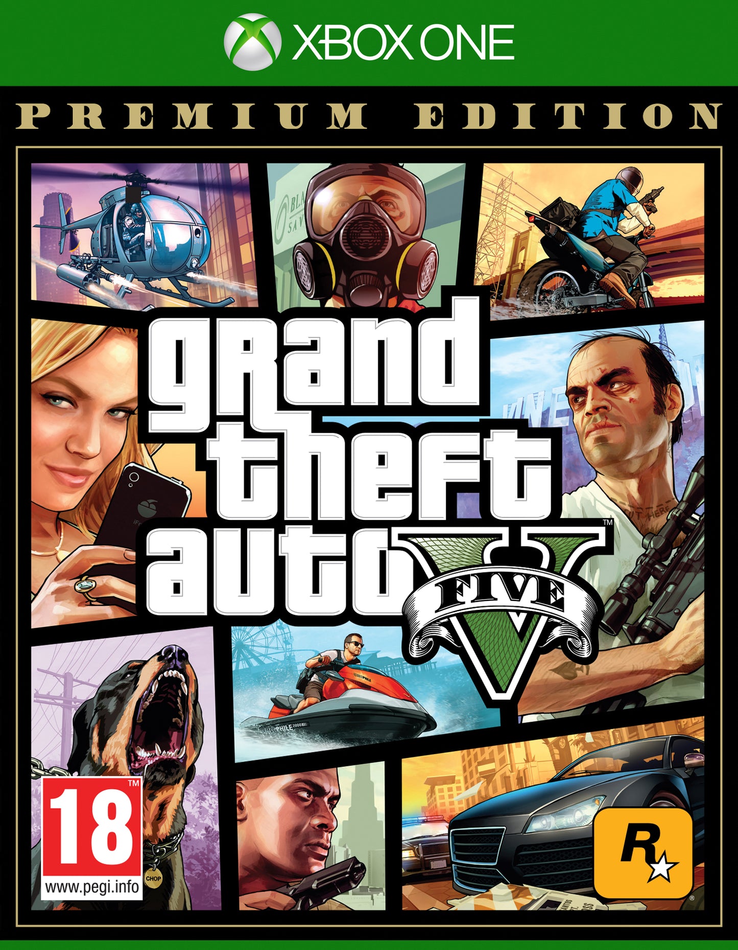 Grand Theft Auto V Premium Edition Video Game for Xbox One