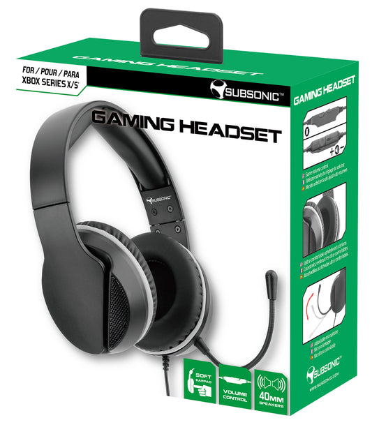 HS300 Black Gaming Headset