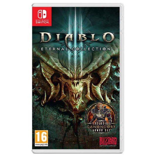 Diablo 3 Eternal Collection video game for Nintendo Switch