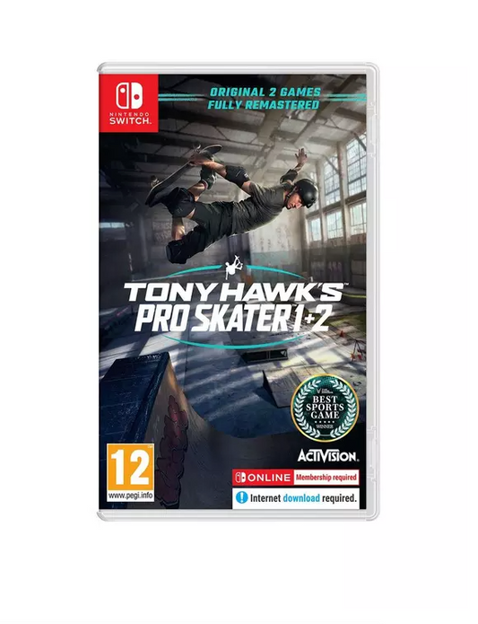 Tony Hawks Pro Skater 1 & 2 video game for Nintendo Switch