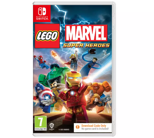 LEGO Marvel Super Heroes Nintendo Switch Game & Case Bundle