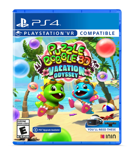 Puzzle Bobble 3D Vacation Odyssey Video Game for playstation 4
